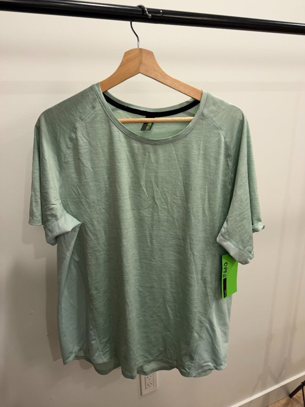 NWT Push CoolCore Mint Green Short Sleeve Athletic Workout